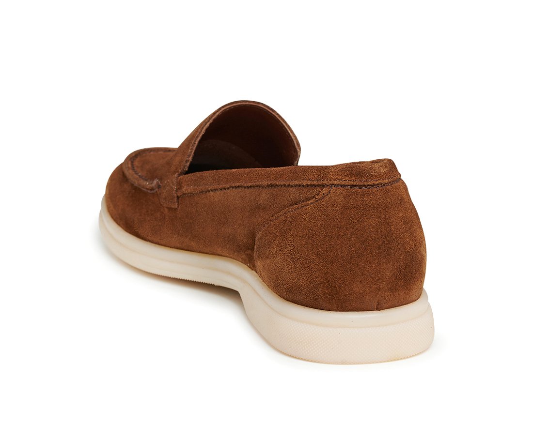 Коричневые замшевые лоферы - Image 3 of 5