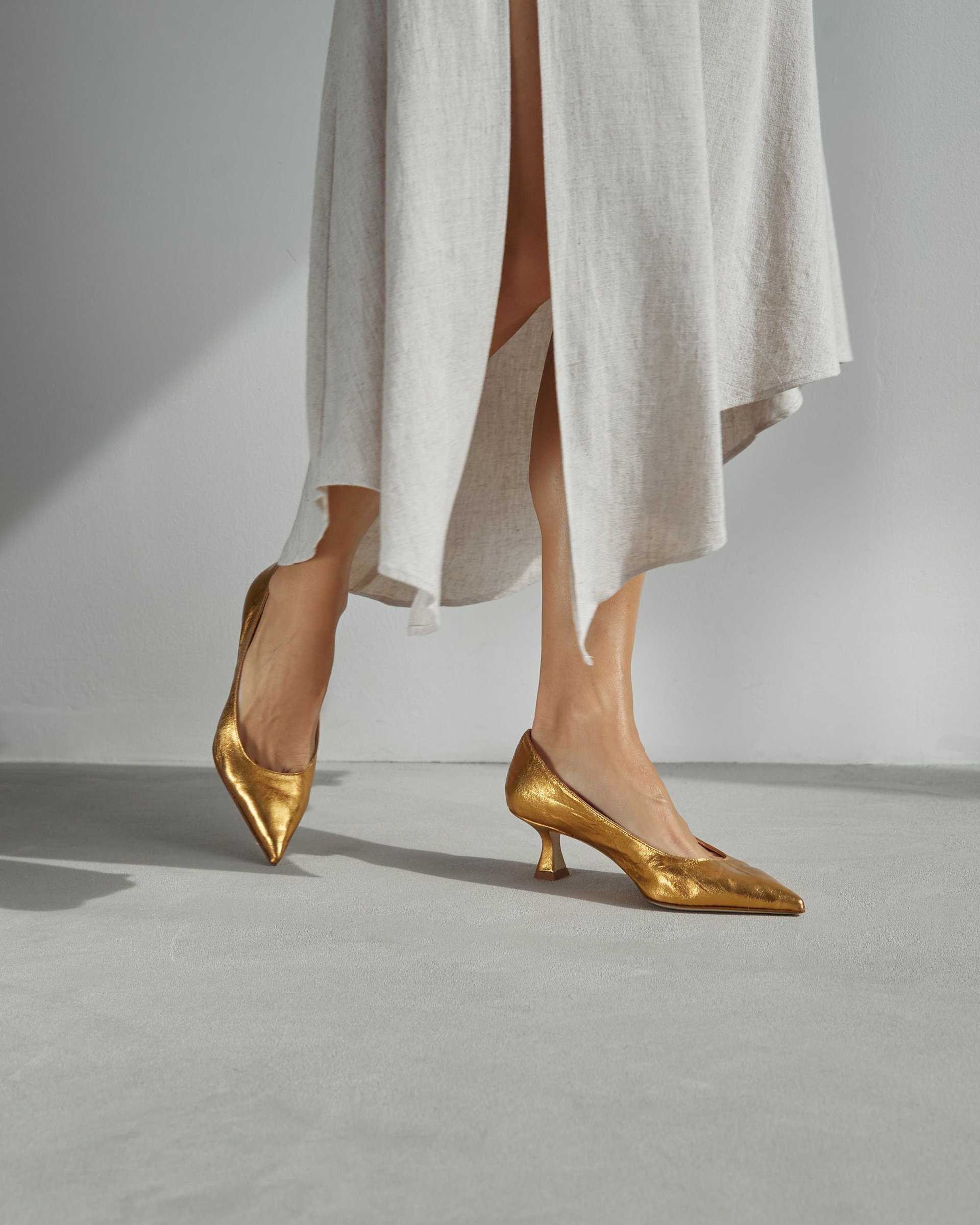 Блестящие оранжевые туфли - Image 5 of 6