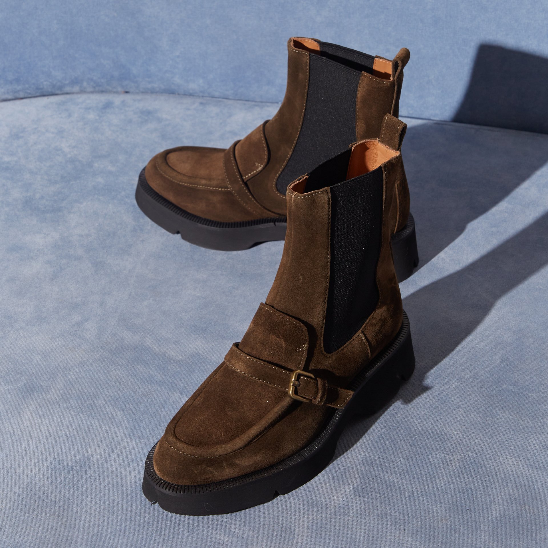 Коричневые замшевые челси - Image 5 of 5