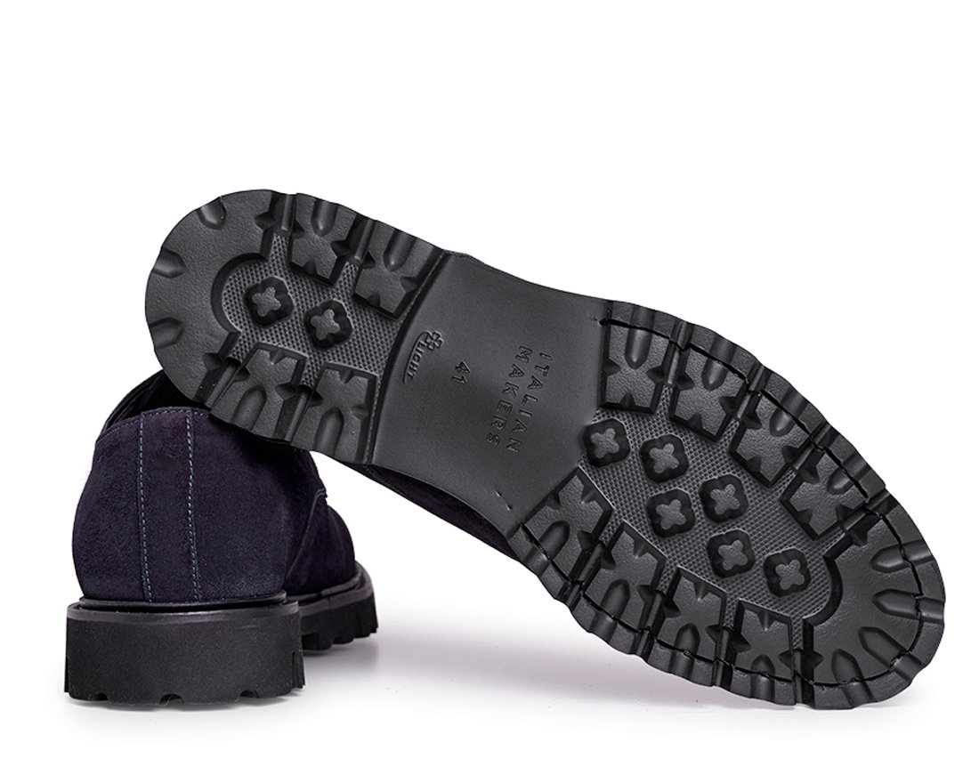 Мужские утепленные темно-синие дерби - Image 4 of 4