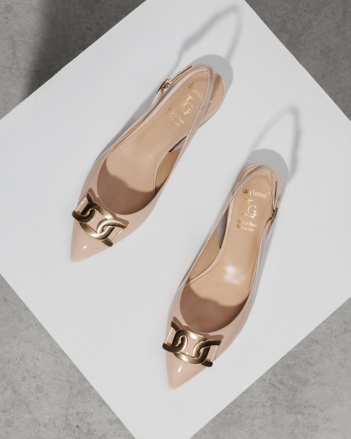 Бежевые кожаные туфли - Image 2 of 4