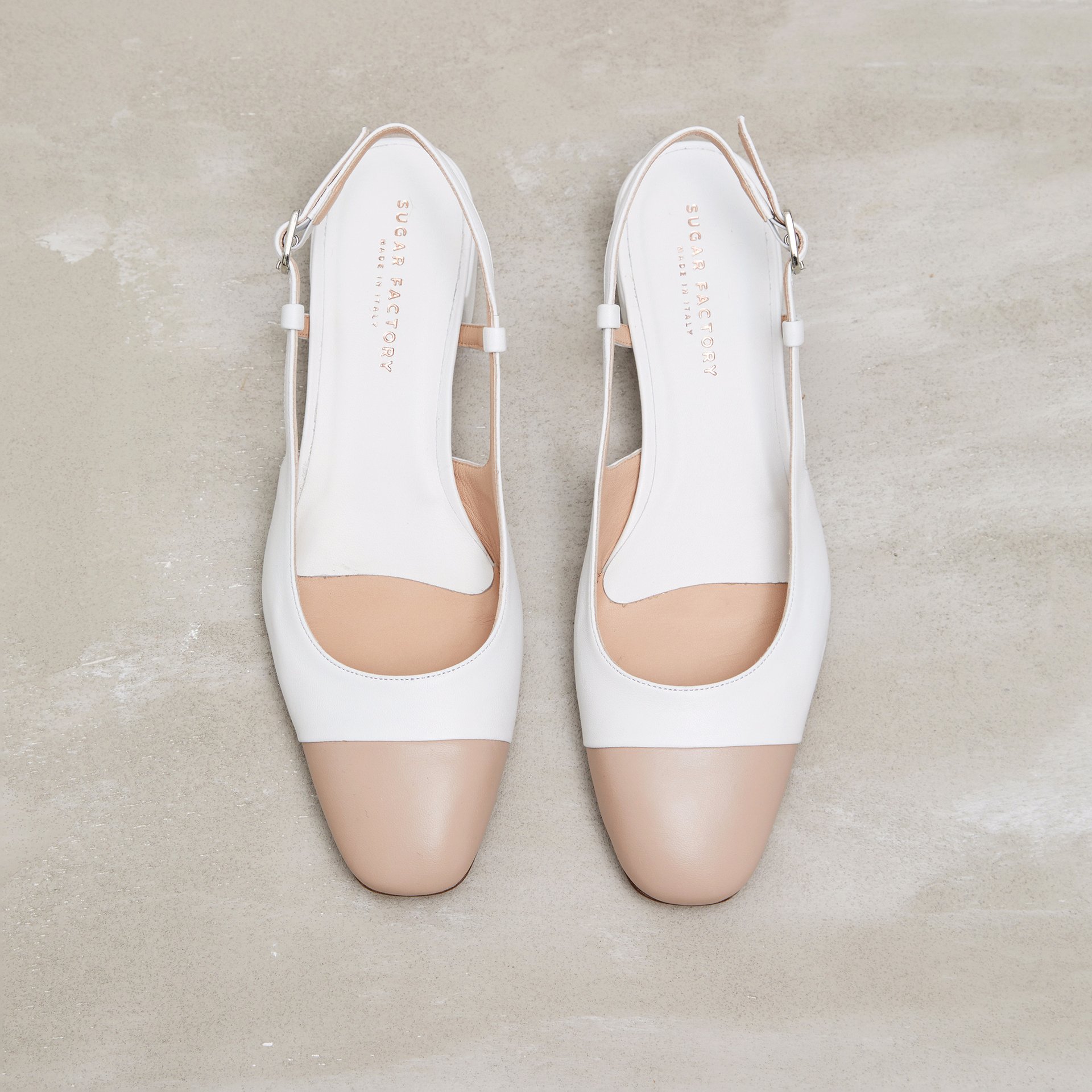 Белые кожаные туфли - Image 2 of 4