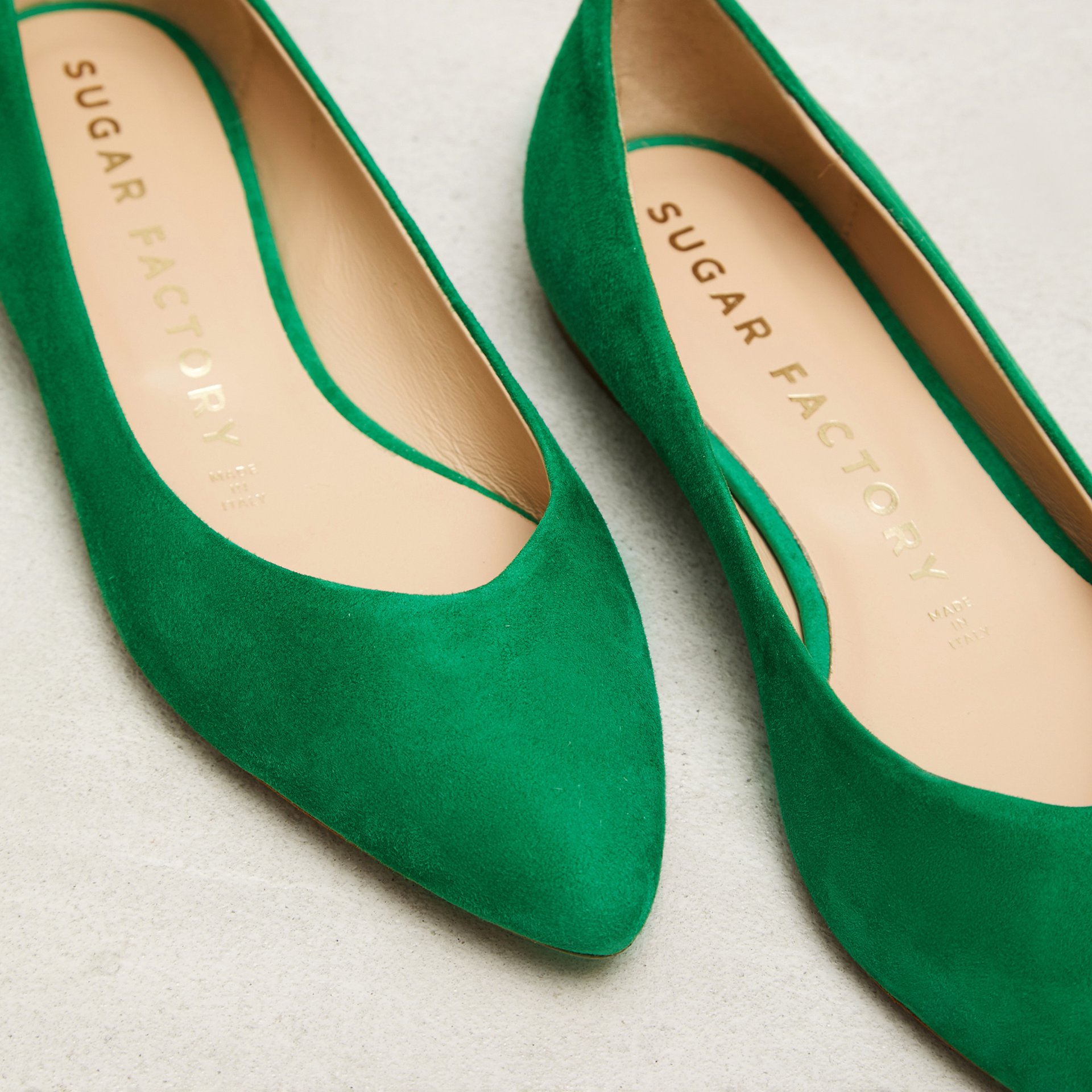Зеленые замшевые балетки - Image 3 of 3