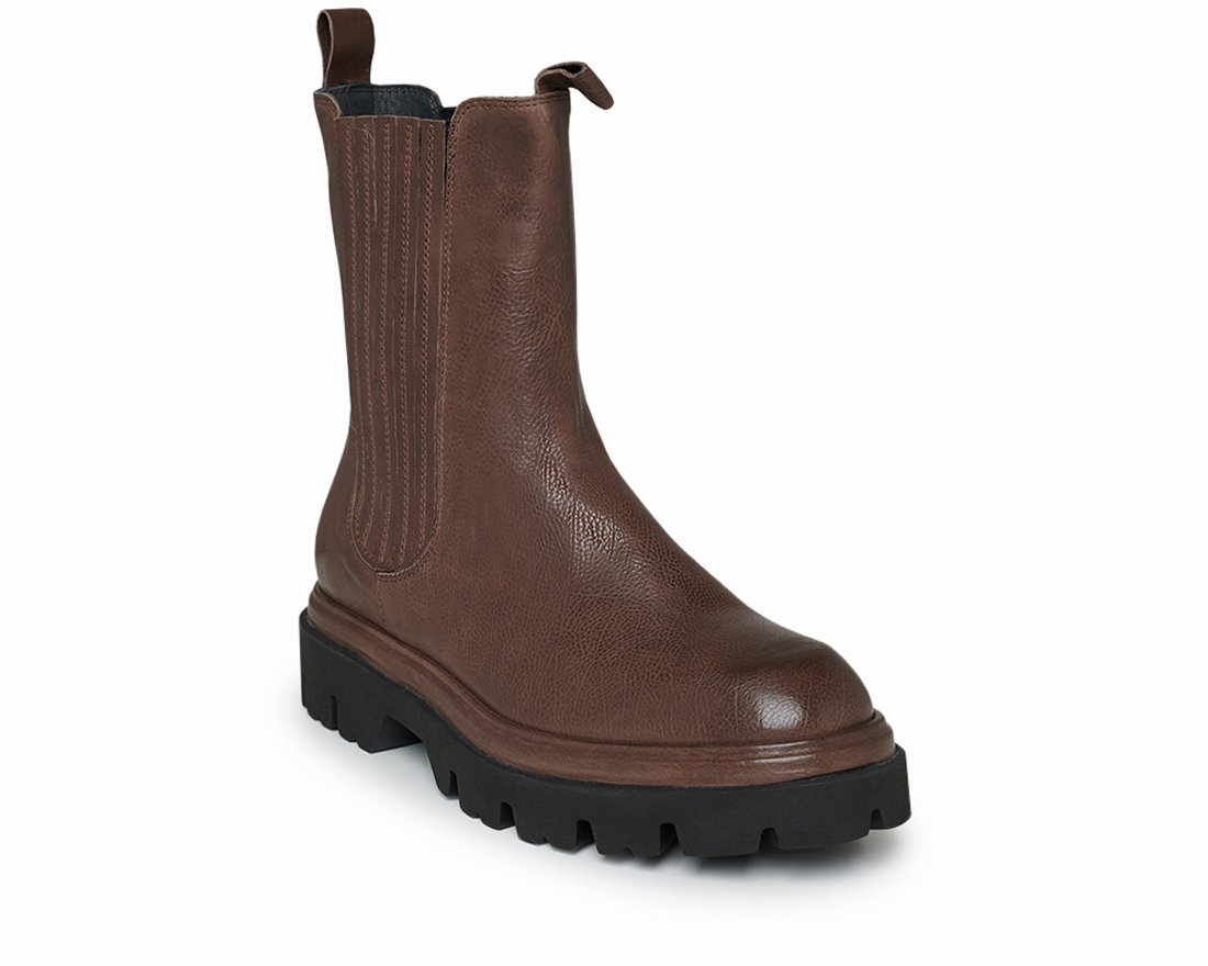 Коричневые кожаные челси - Image 2 of 4