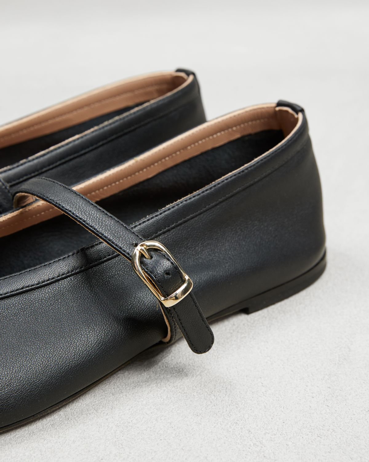 Черные кожаные балетки - Image 4 of 6