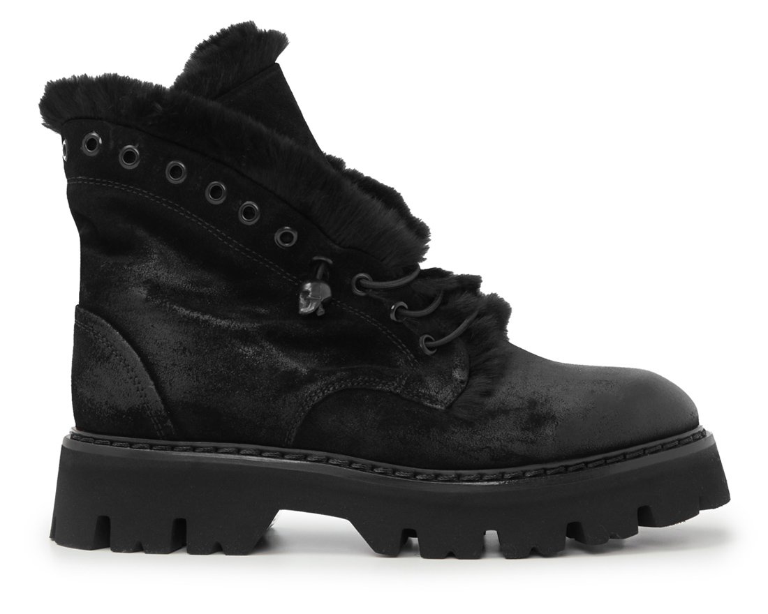 Черные замшевые ботинки - Main image