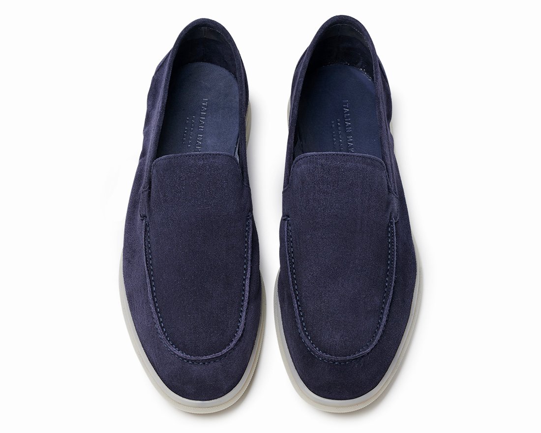 Мужские синие замшевые лоферы - Image 4 of 4