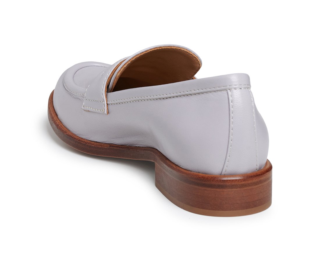 Светло-сиреневые кожаные лоферы - Image 3 of 5