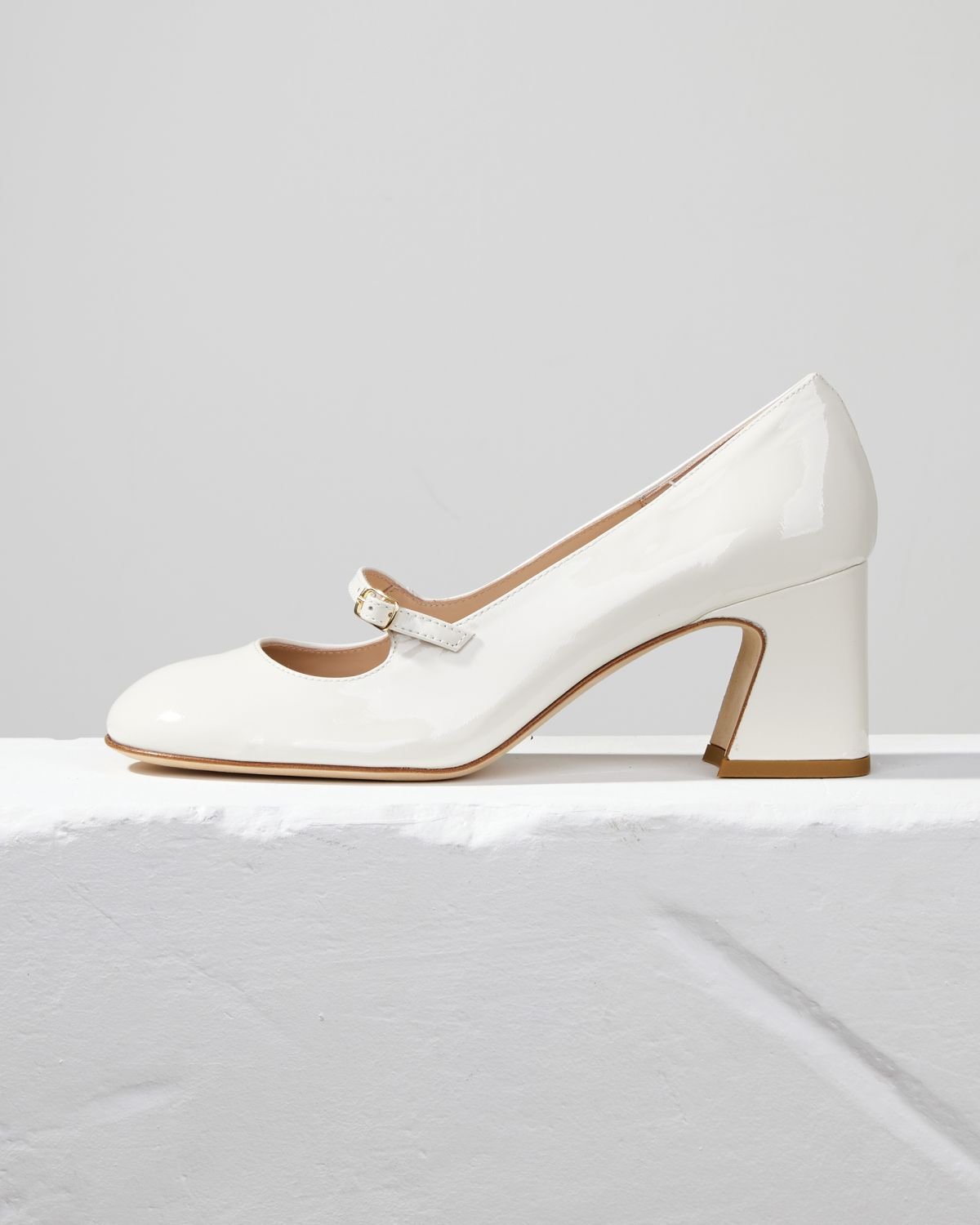 Белые кожаные туфли - Main image
