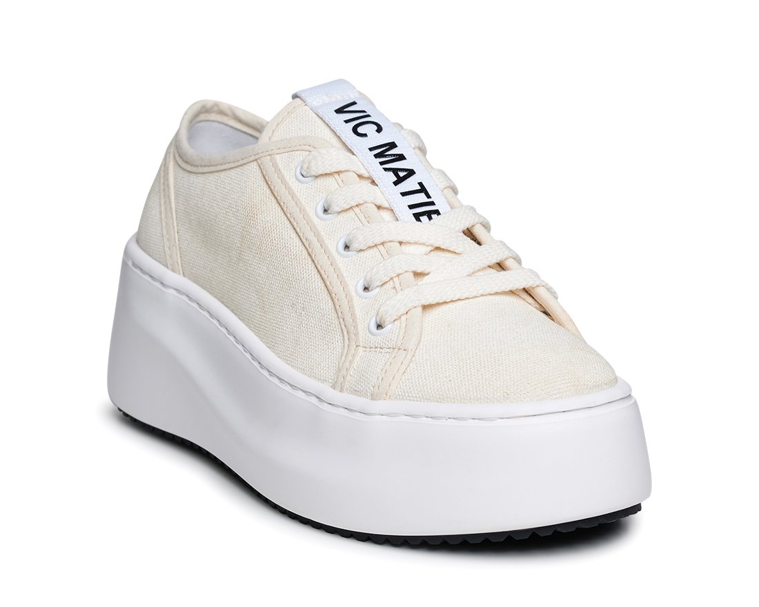 Бежевые текстильные кеды - Image 2 of 4