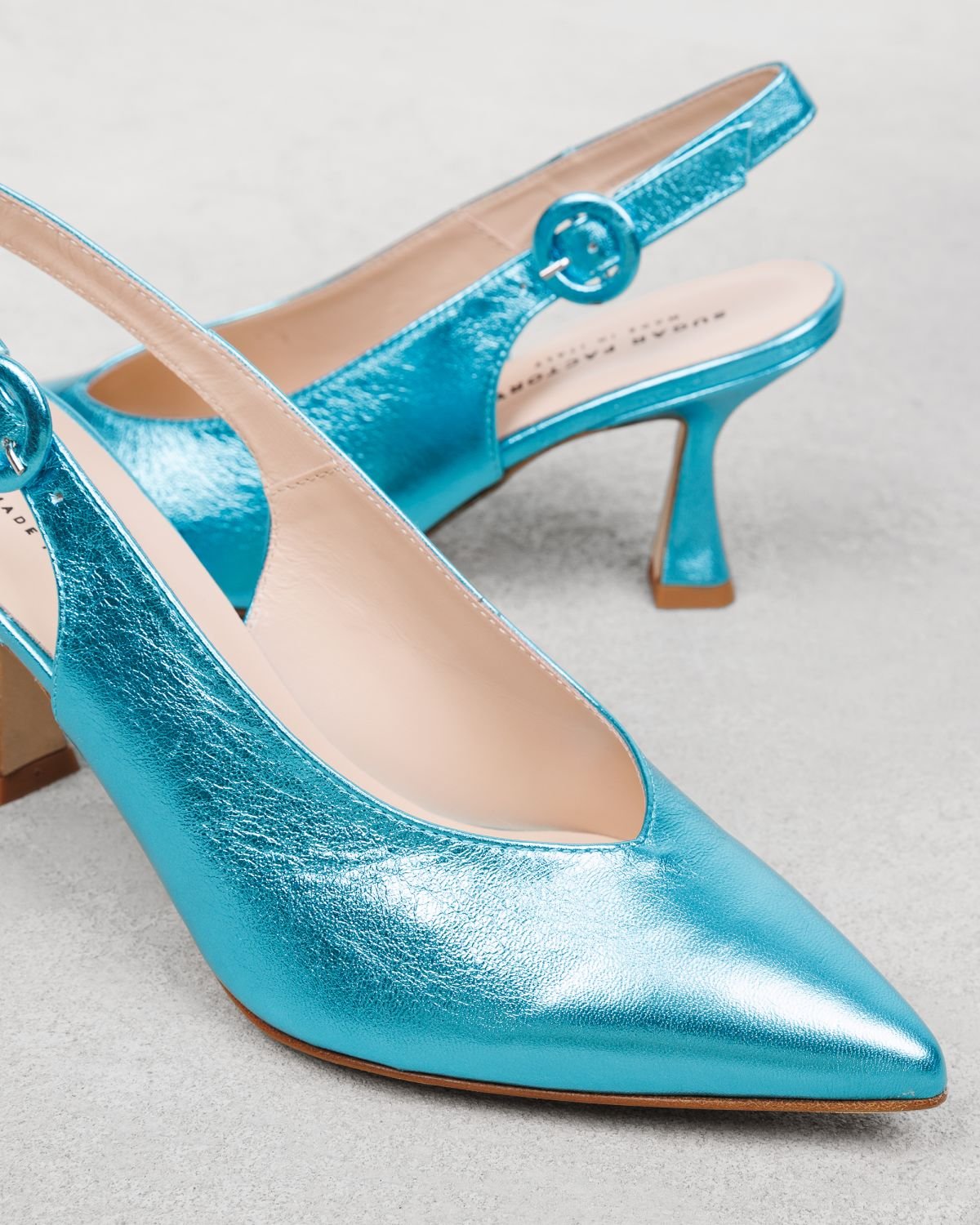 Голубые кожаные туфли - Image 4 of 6