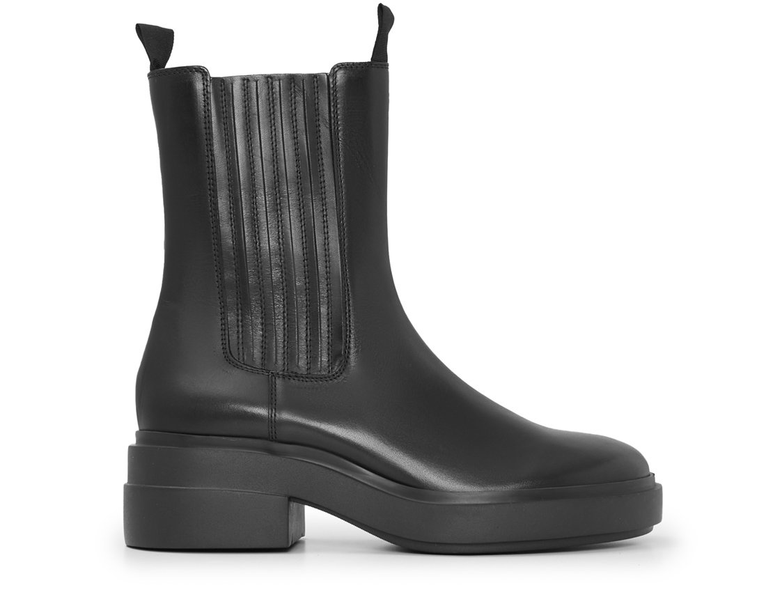 Черные кожаные ботинки - Main image