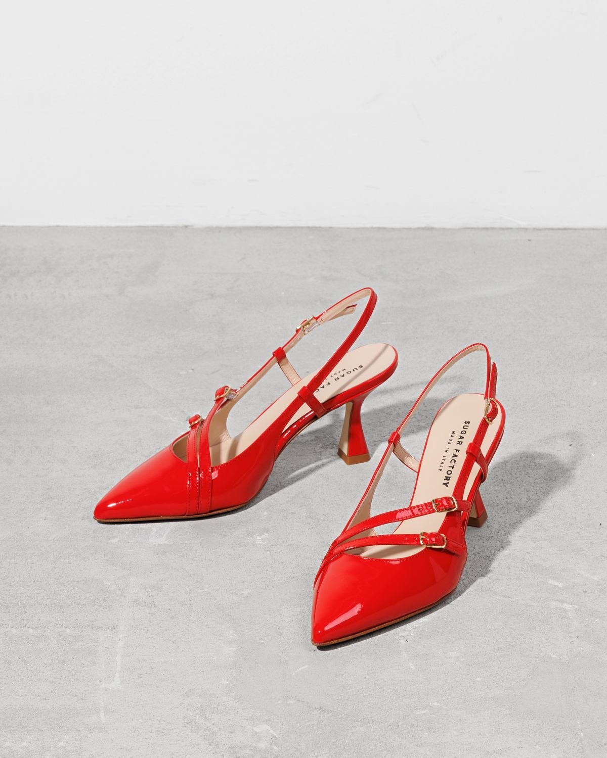 Красные кожаные туфли - Image 3 of 6