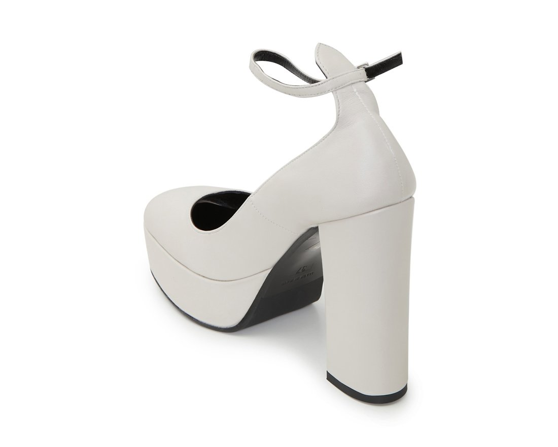 Белые кожаные туфли - Image 3 of 5