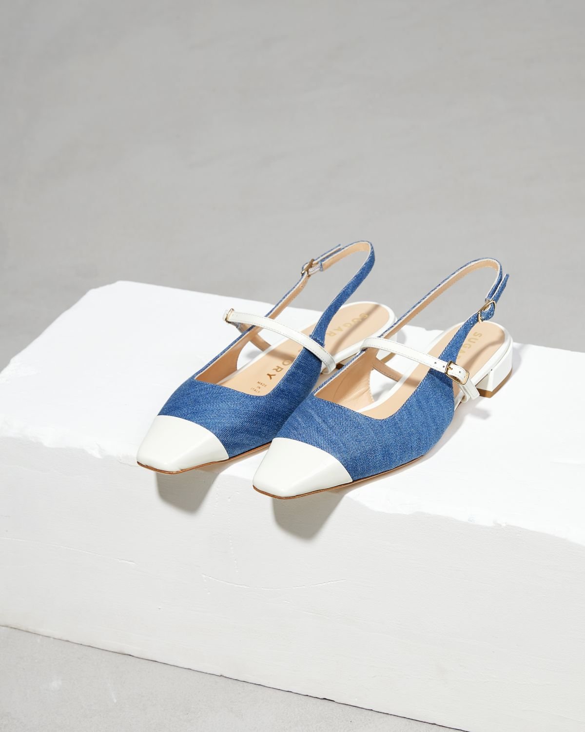 Синие текстильные туфли - Image 3 of 6