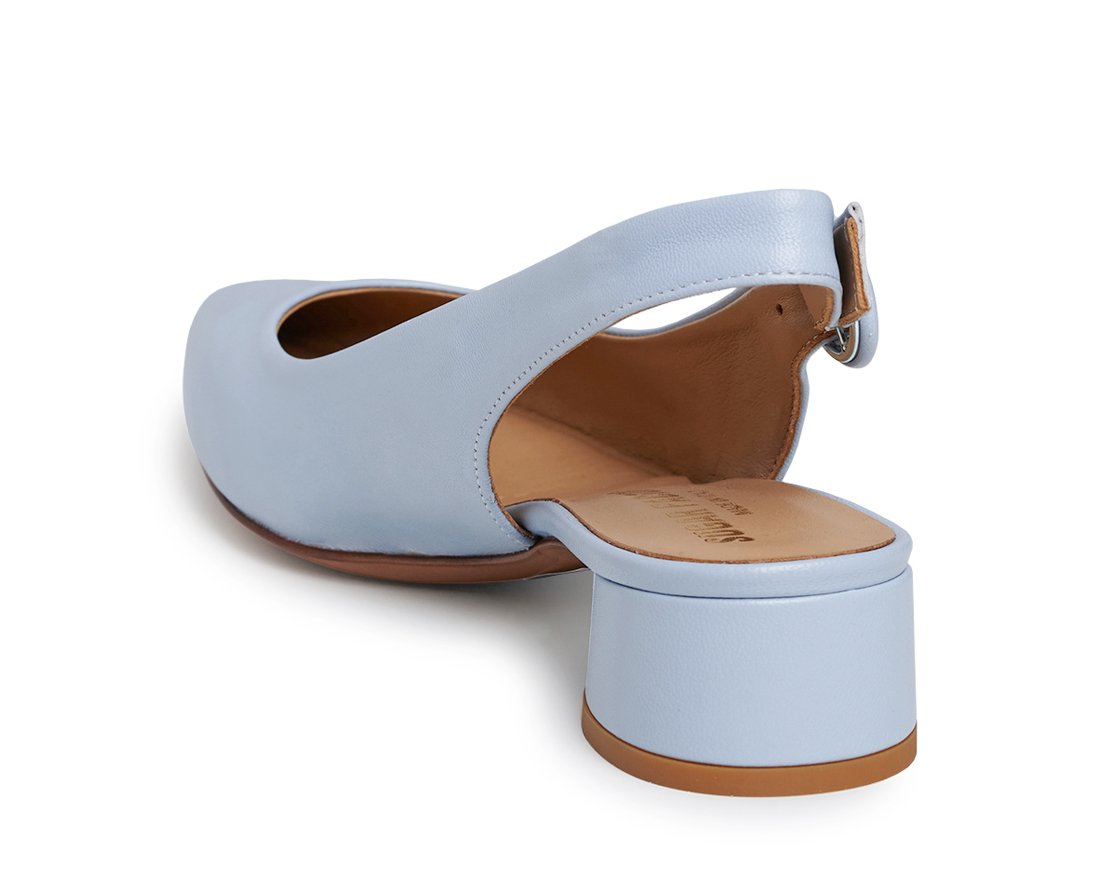 Голубые кожаные туфли - Image 3 of 5