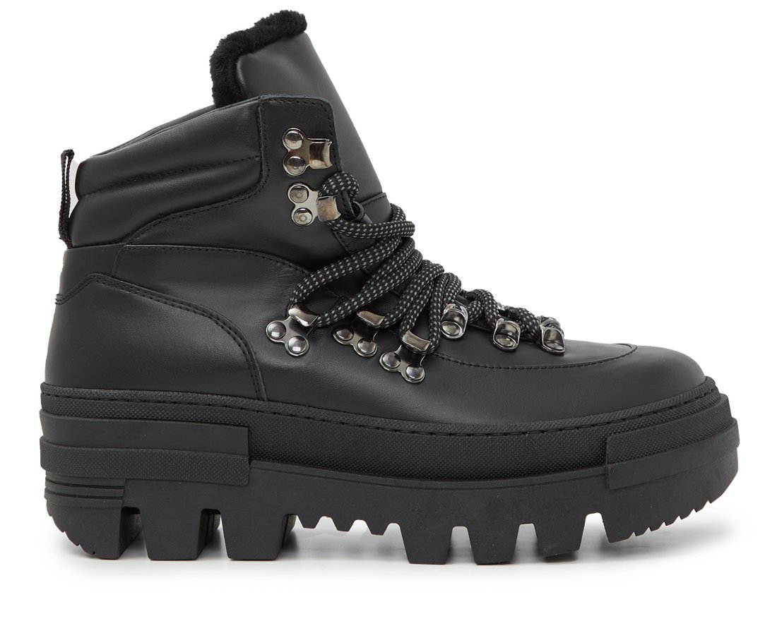 Черные кожаные ботинки - Main image