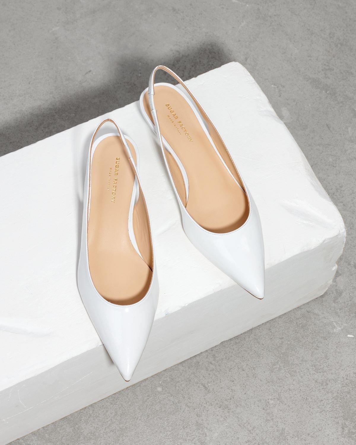 Белые кожаные туфли - Image 2 of 6