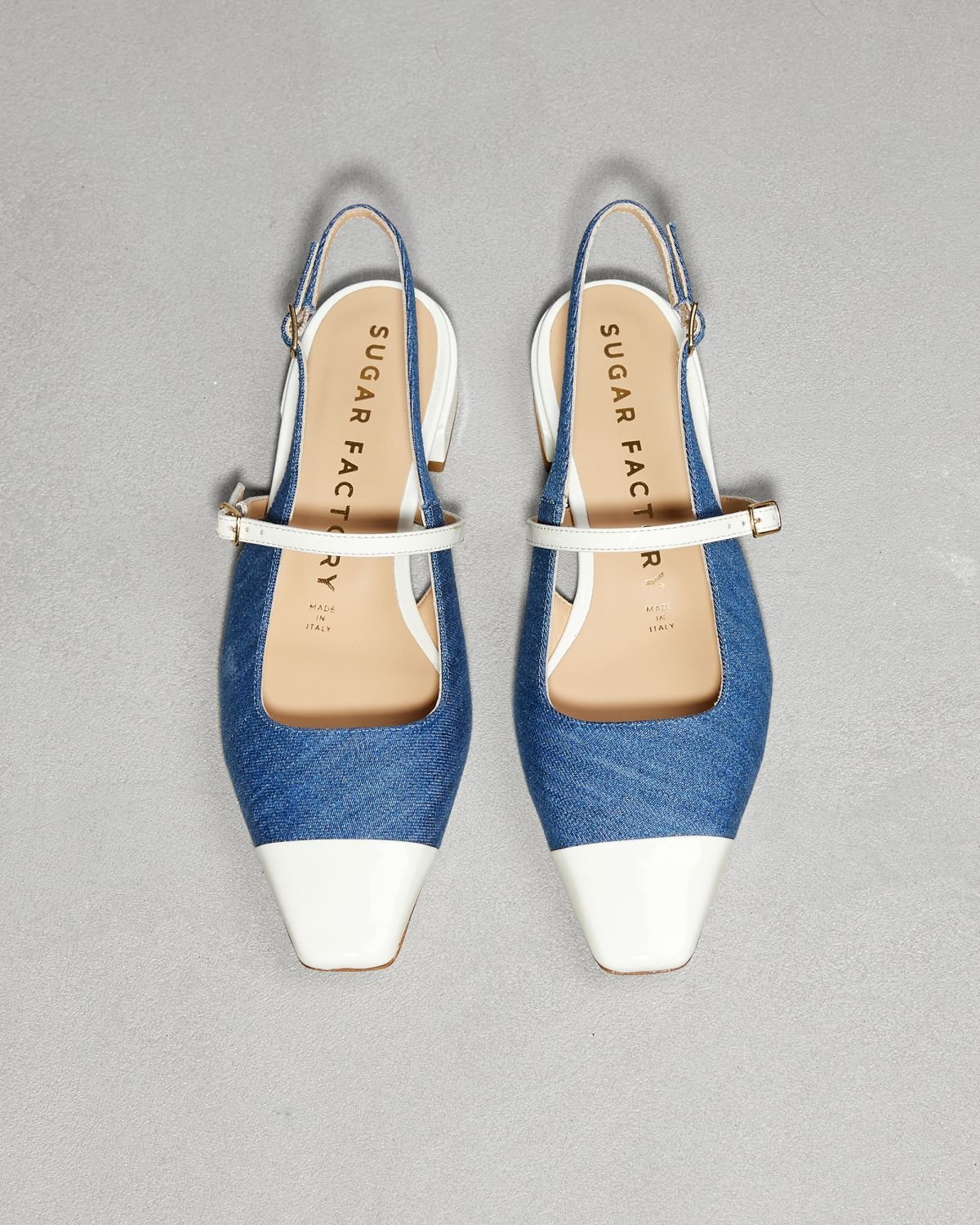 Синие текстильные туфли - Image 2 of 6