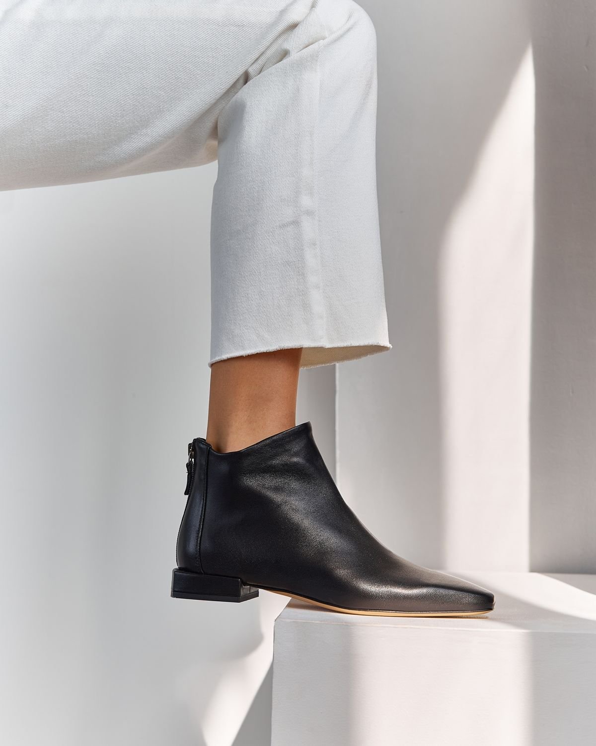 Черные кожаные ботильоны - Image 5 of 7