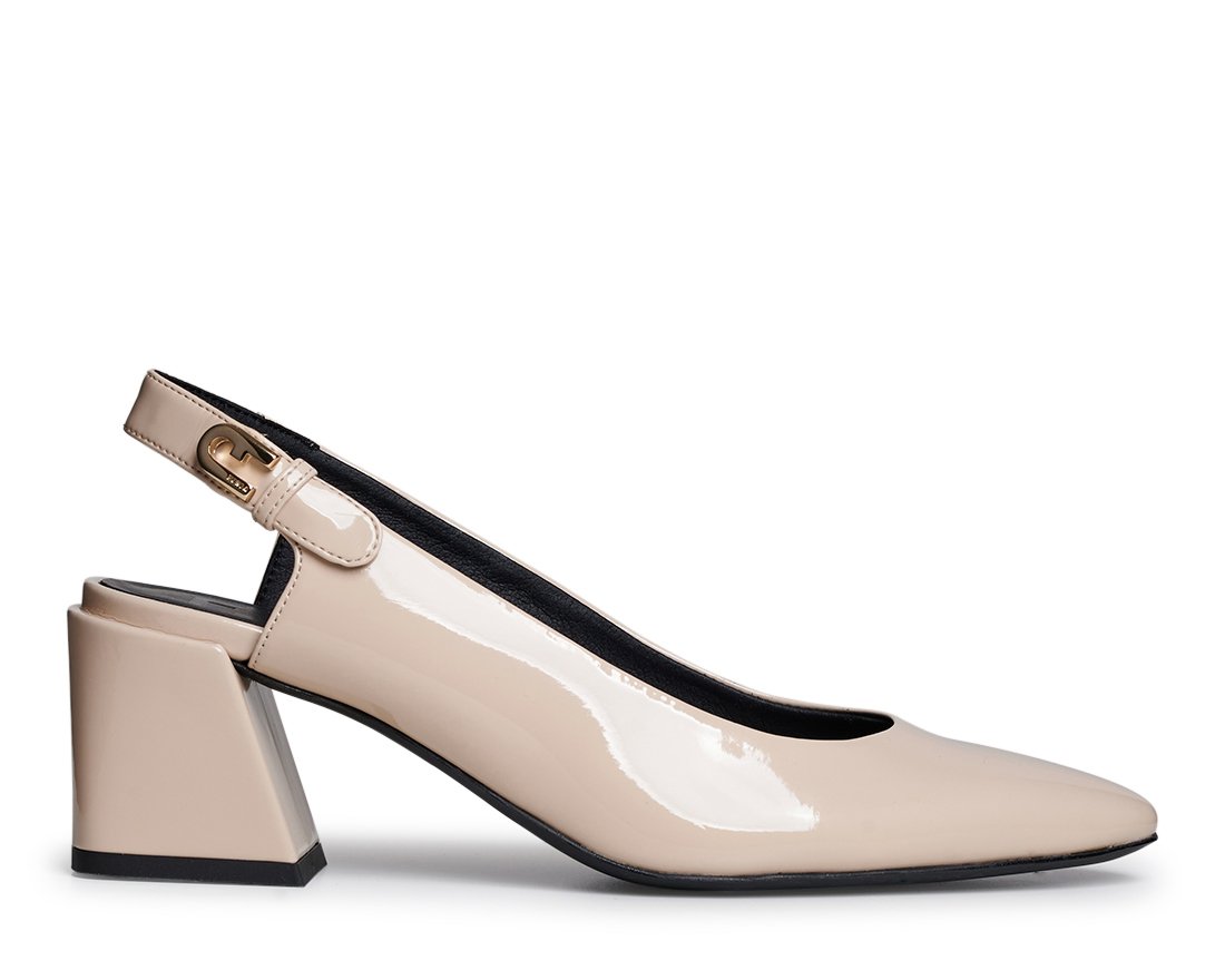 Бежевые кожаные туфли - Main image