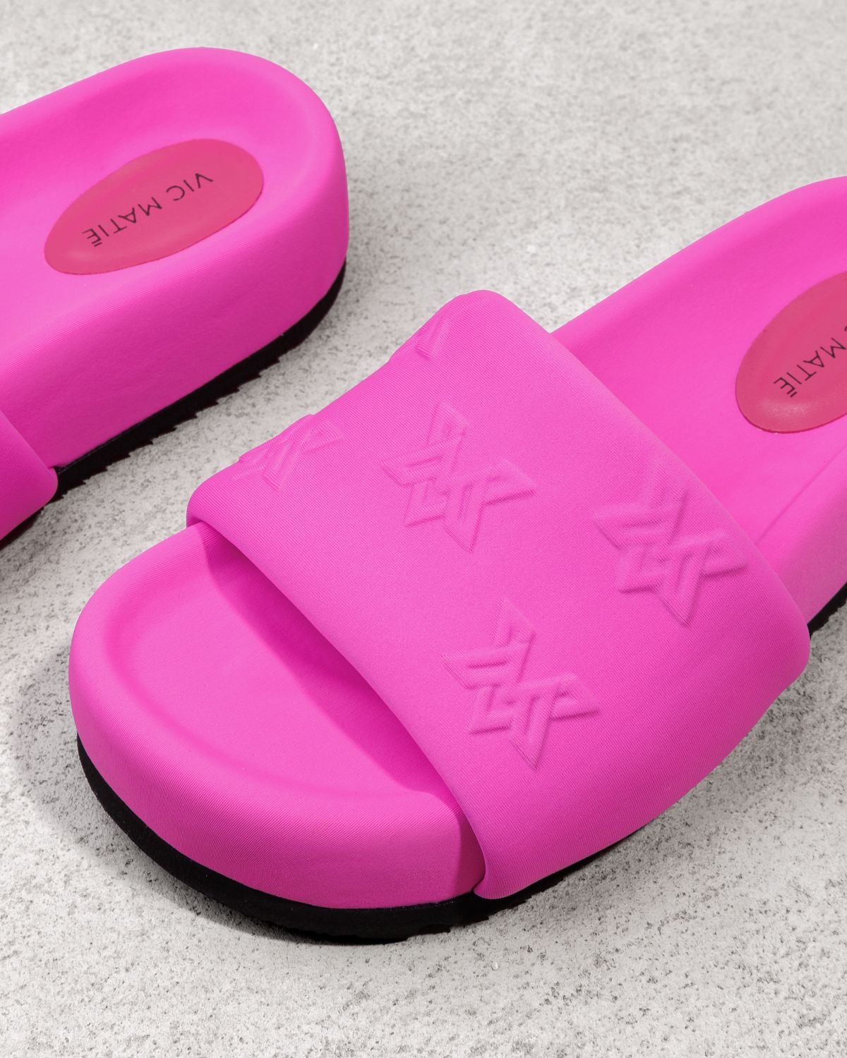 Розовые текстильные шлепанцы - Image 4 of 5