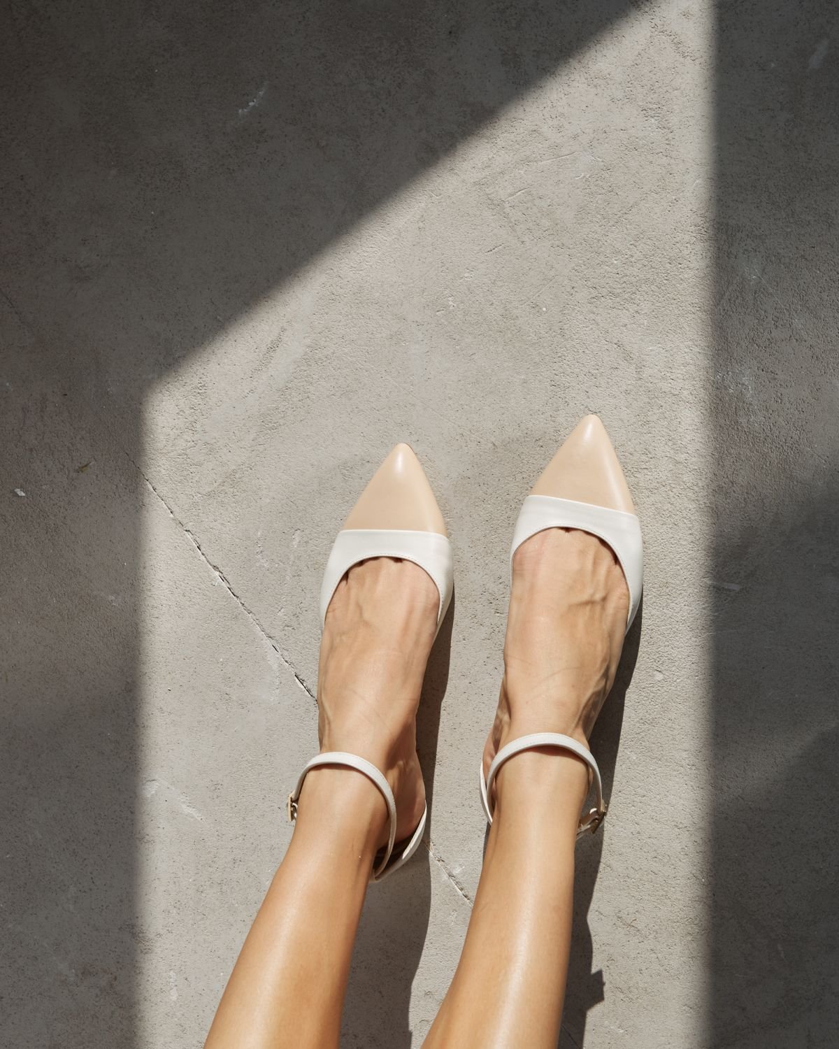 Белые кожаные туфли - Image 5 of 6