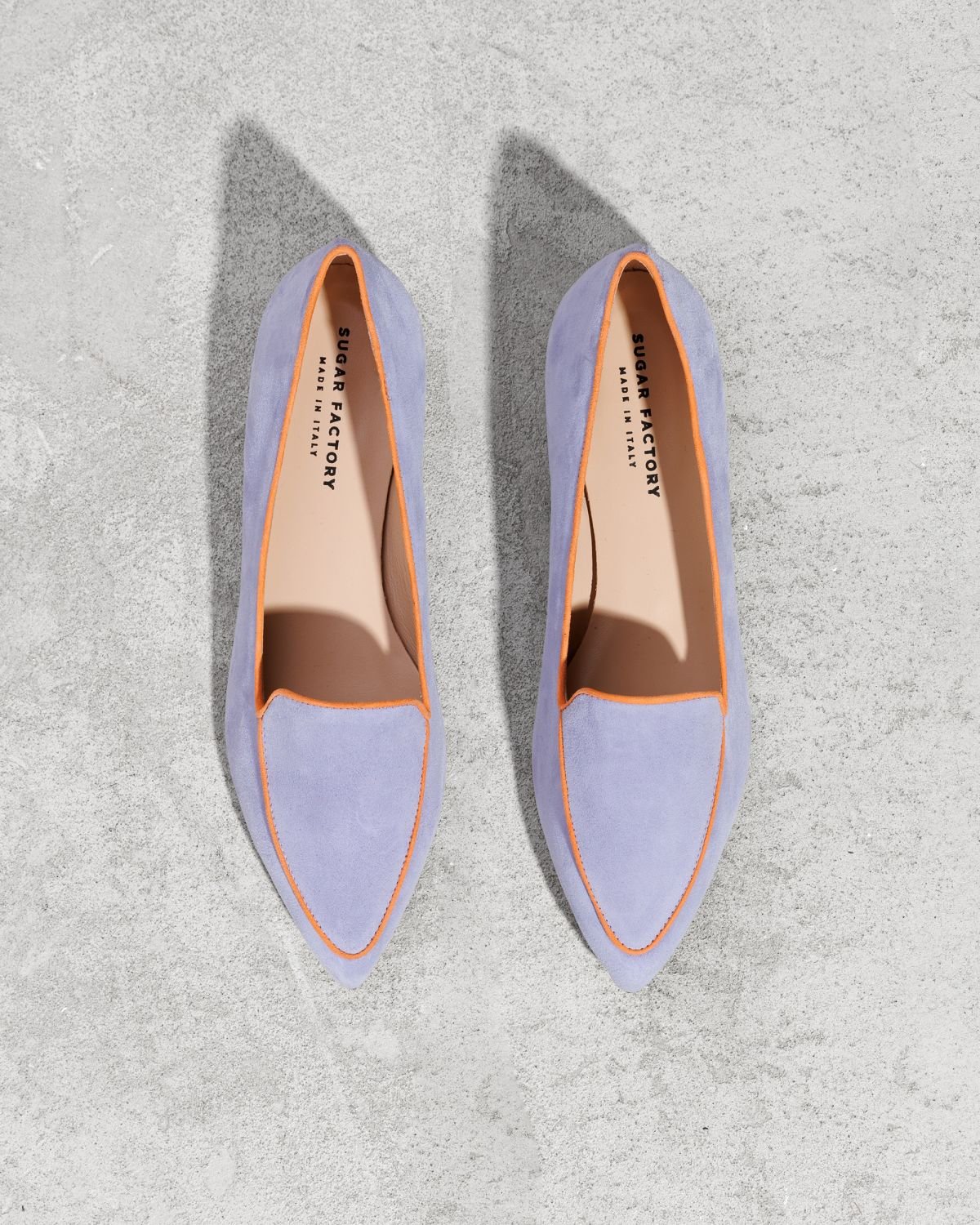 Лиловые замшевые лоферы - Image 2 of 4