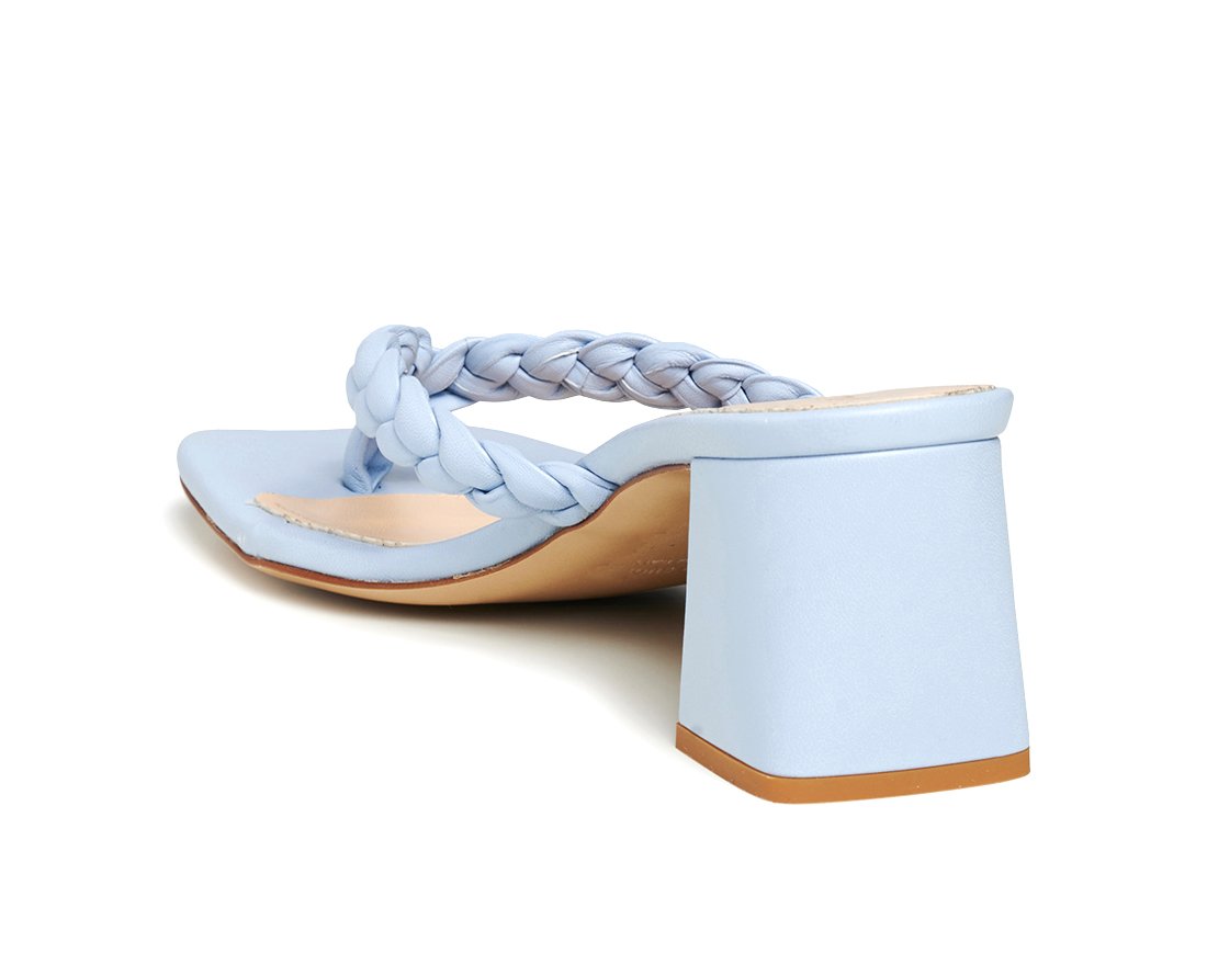 Голубые кожаные мюли - Image 3 of 5
