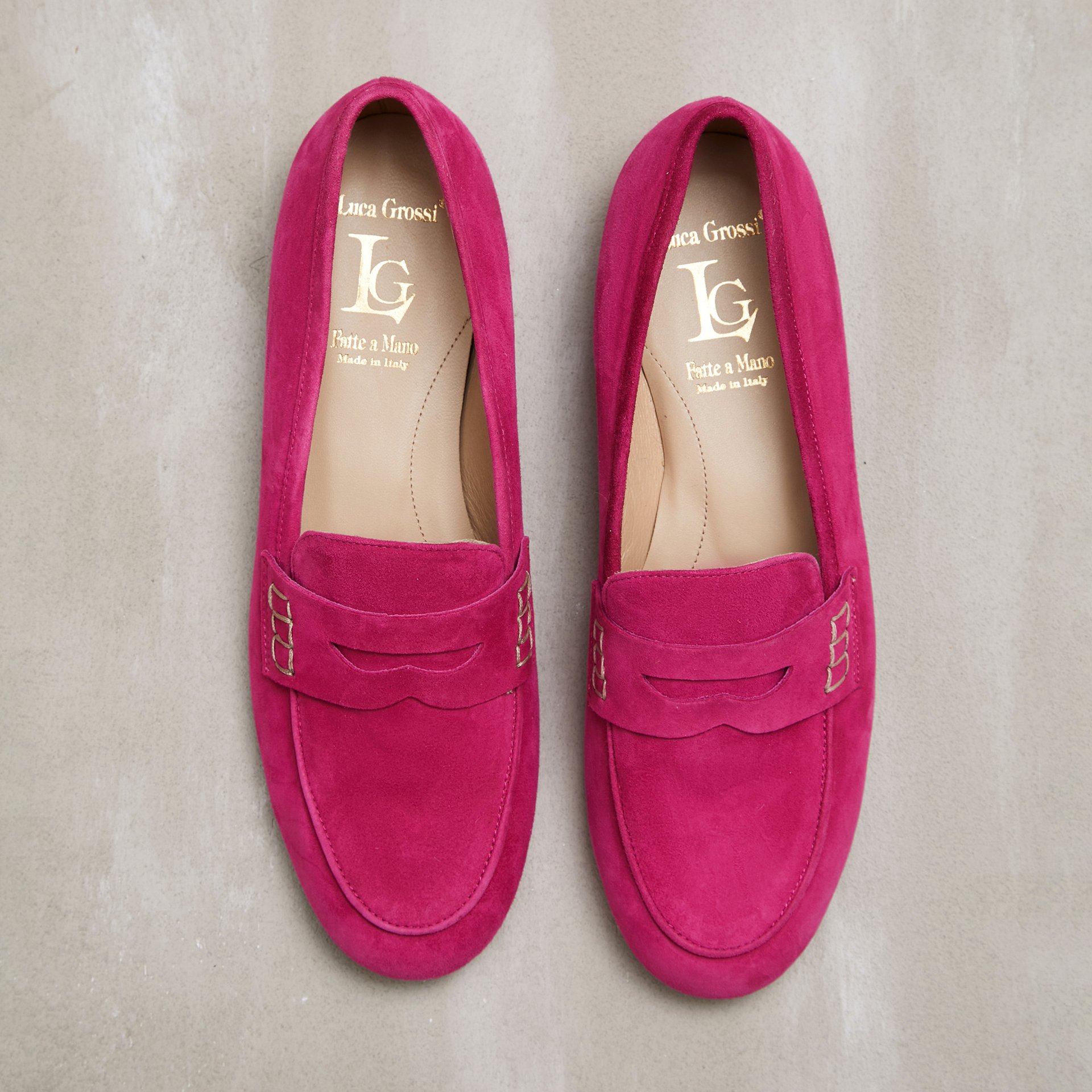 Розовые замшевые лоферы - Image 2 of 4
