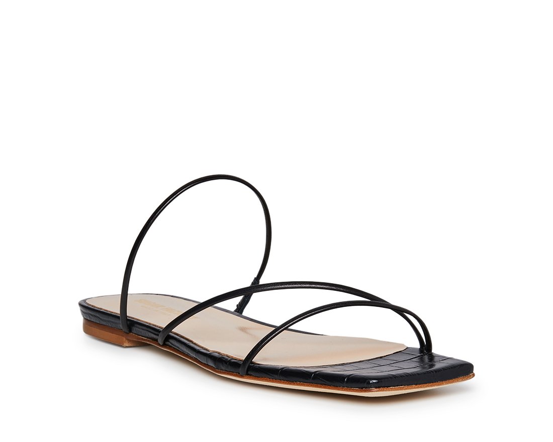 Черные кожаные сандалии - Image 2 of 4