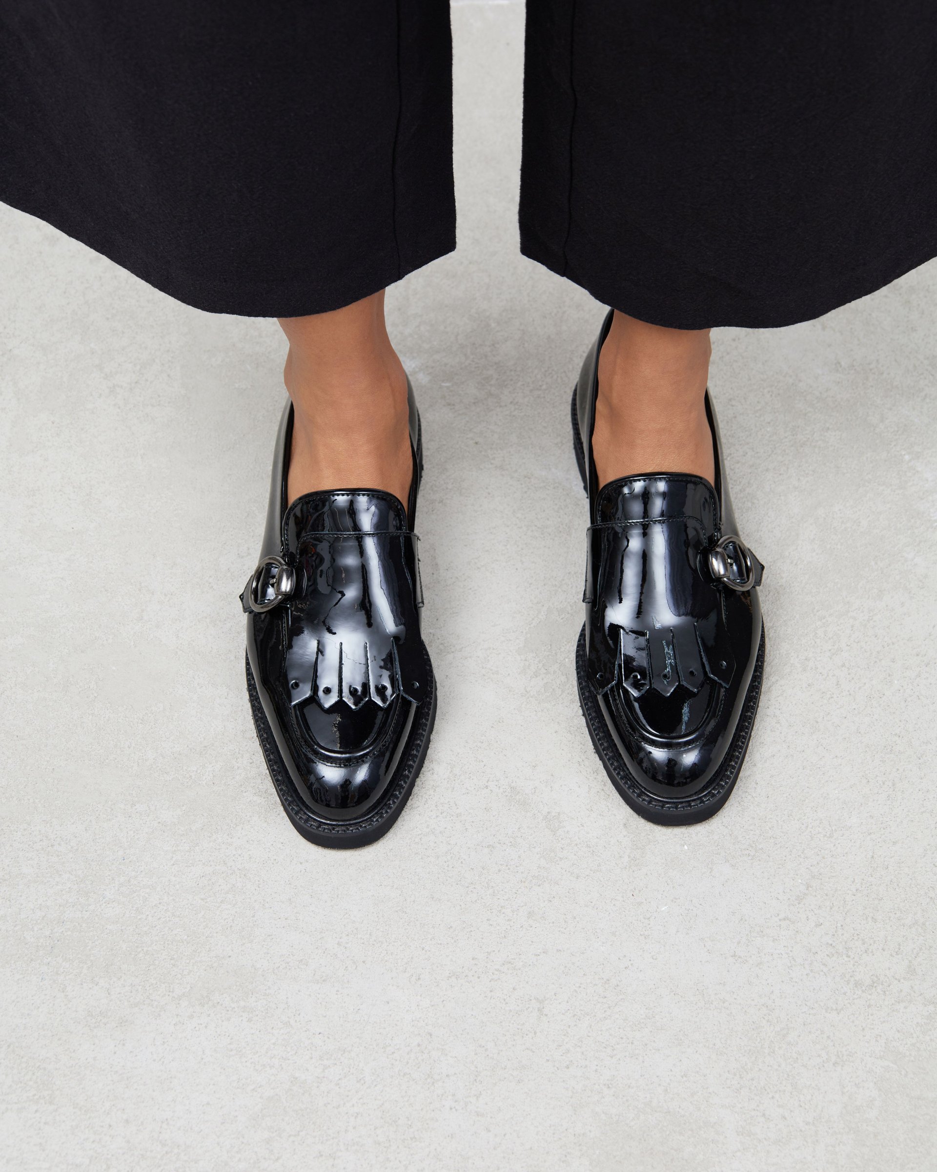 Черные кожаные лоферы - Image 5 of 7