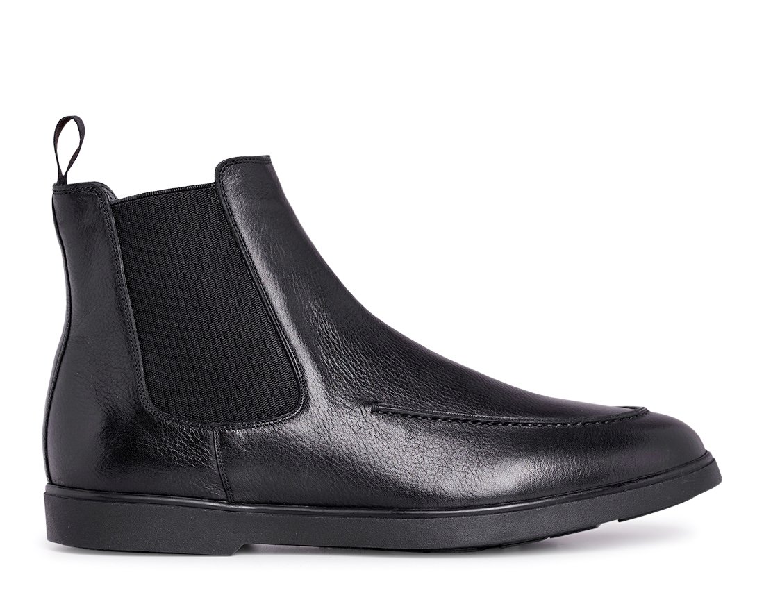 Мужские утепленные черные челси - Main image