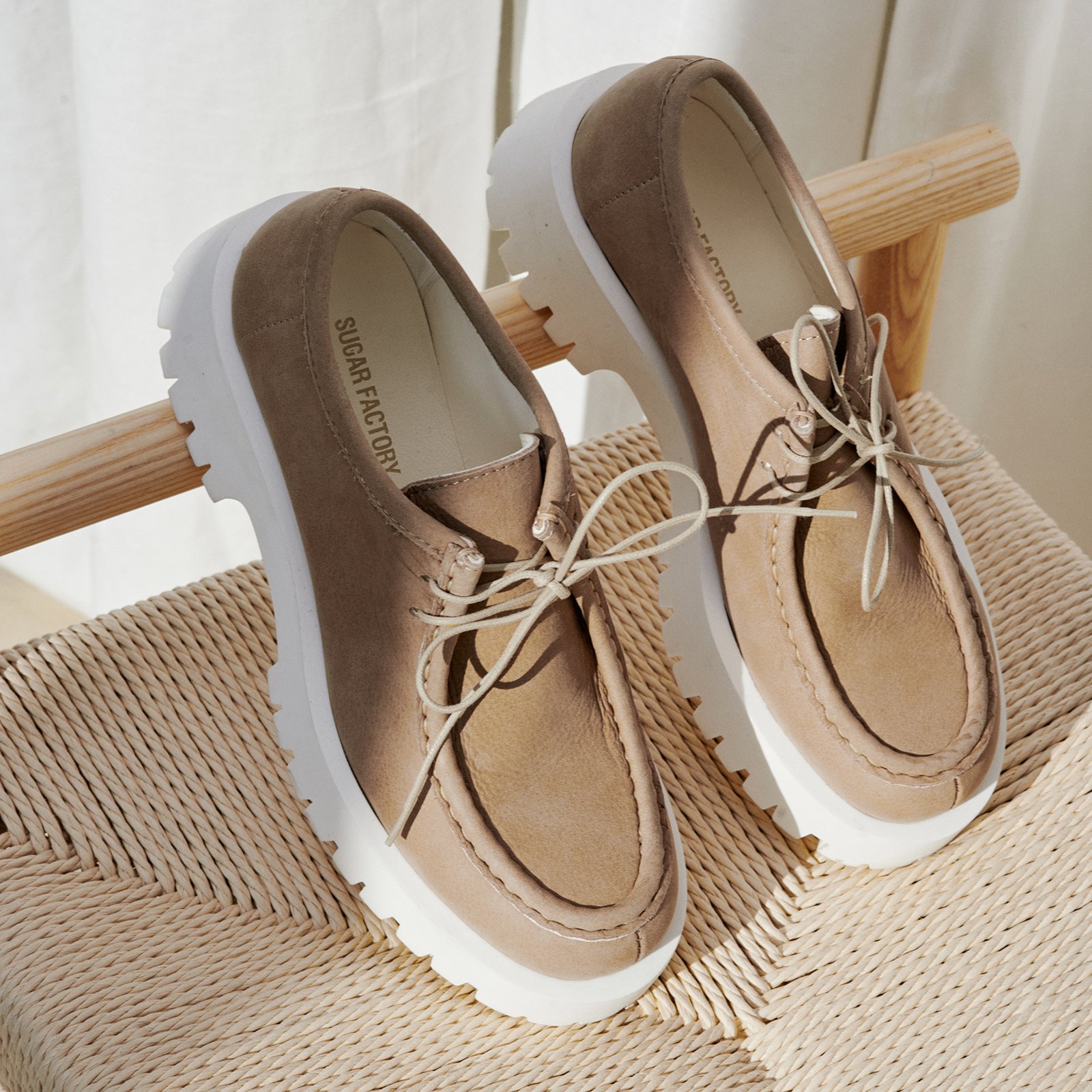 Бежевые лоферы из нубука - Image 5 of 5