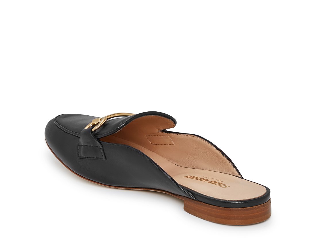 Черные кожаные слиперы - Image 3 of 4