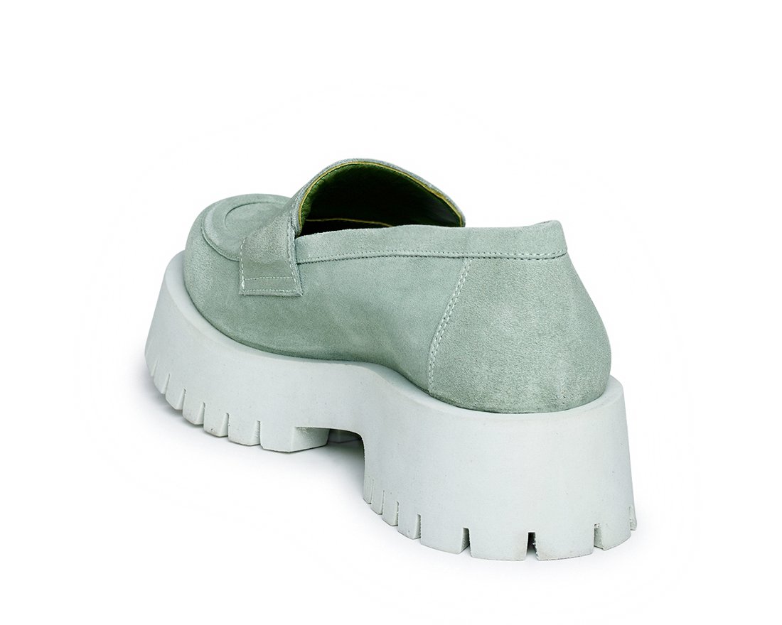 Зеленые замшевые лоферы - Image 3 of 5