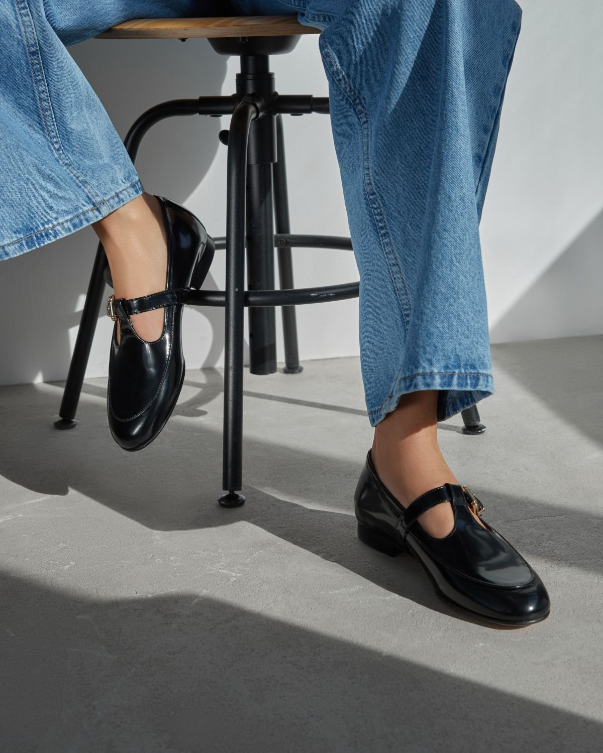 Черные кожаные лоферы - Image 5 of 7