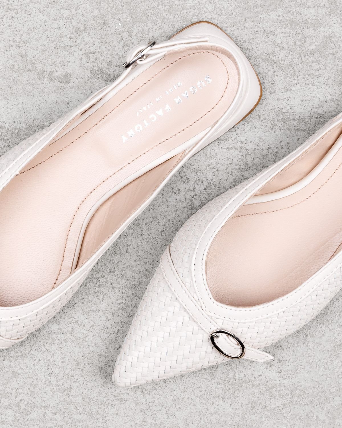 Белые кожаные туфли - Image 4 of 6