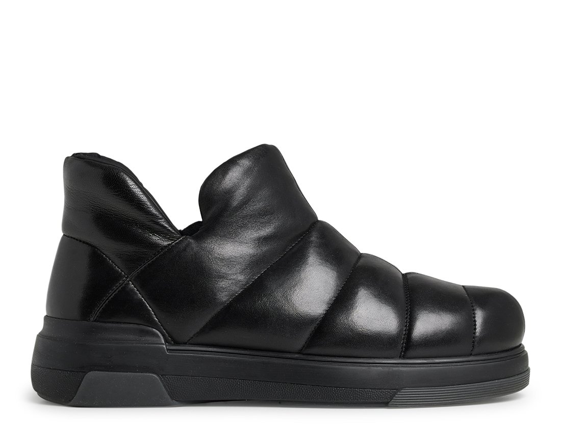 Черные кожаные полуботинки - Main image