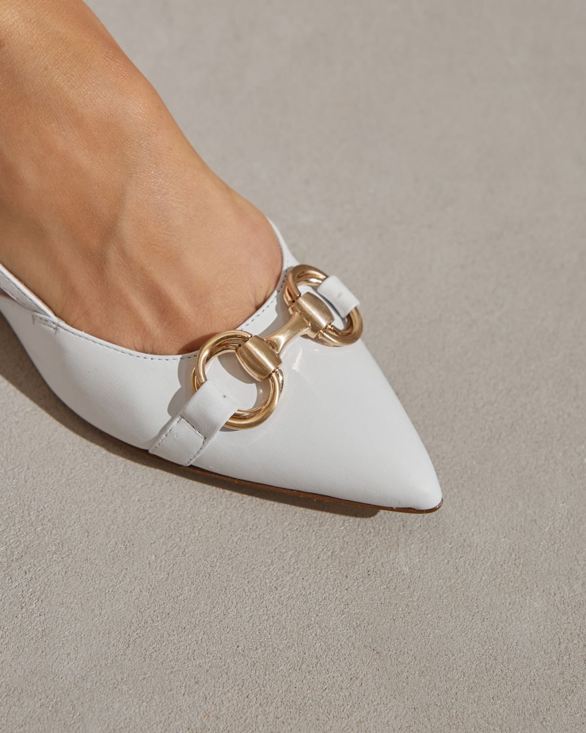 Белые кожаные туфли - Image 6 of 7