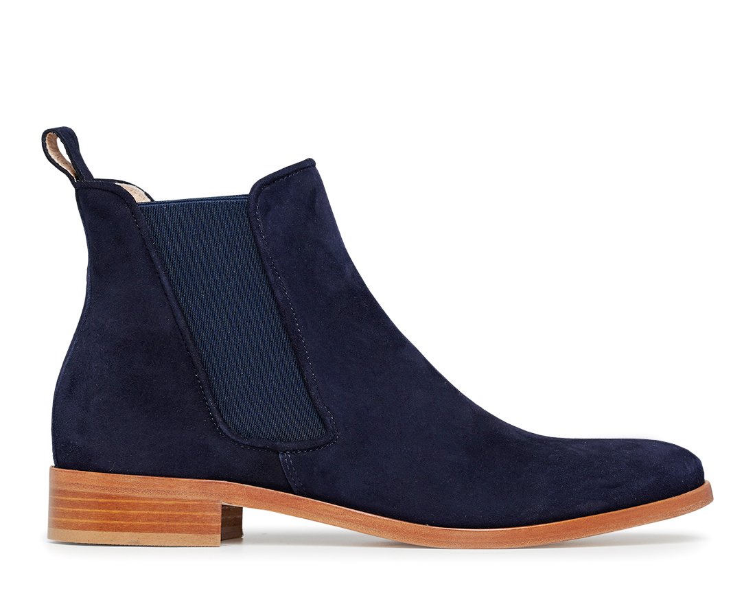 Синие замшевые челси - Main image