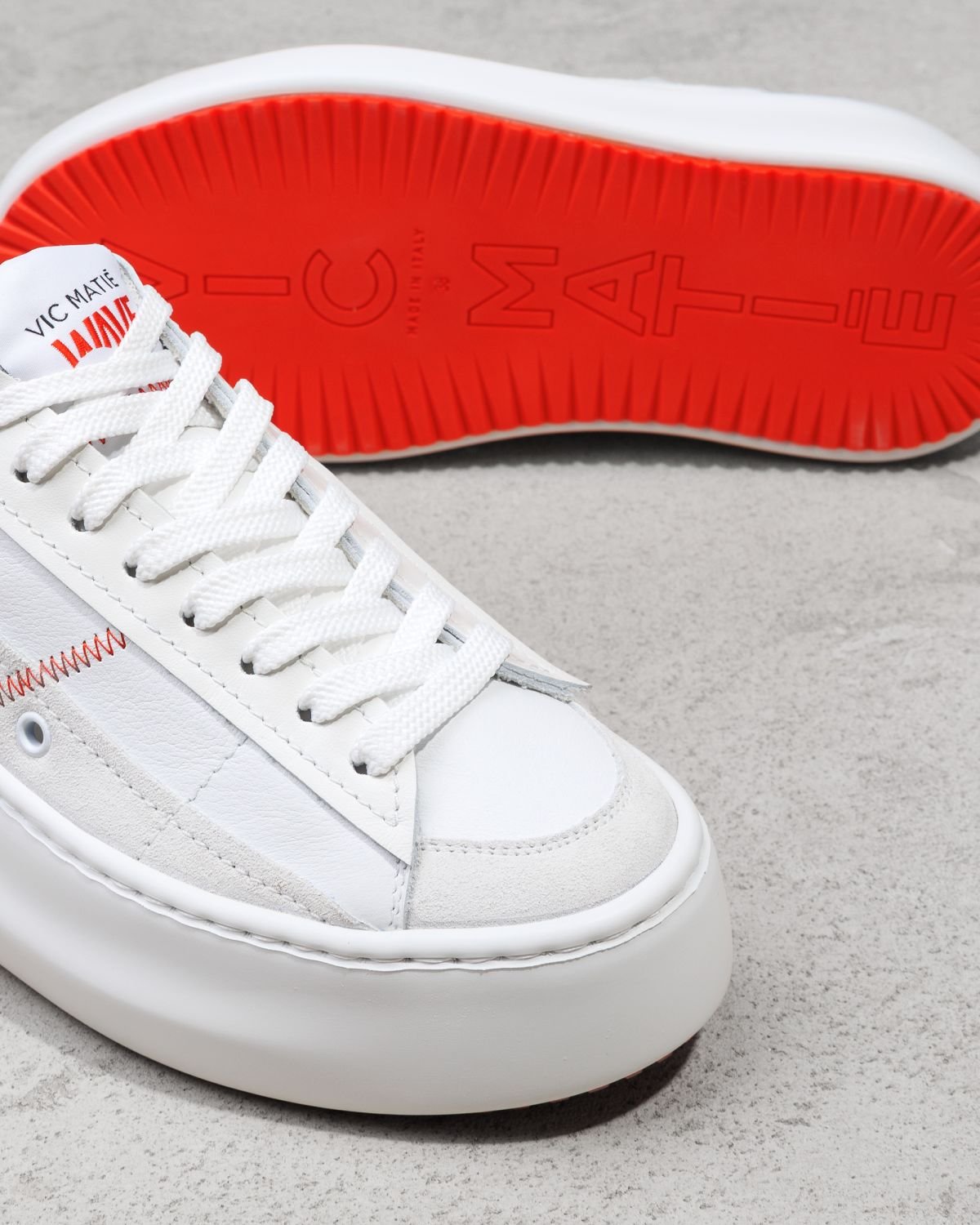 Белые кожаные кеды - Image 4 of 7