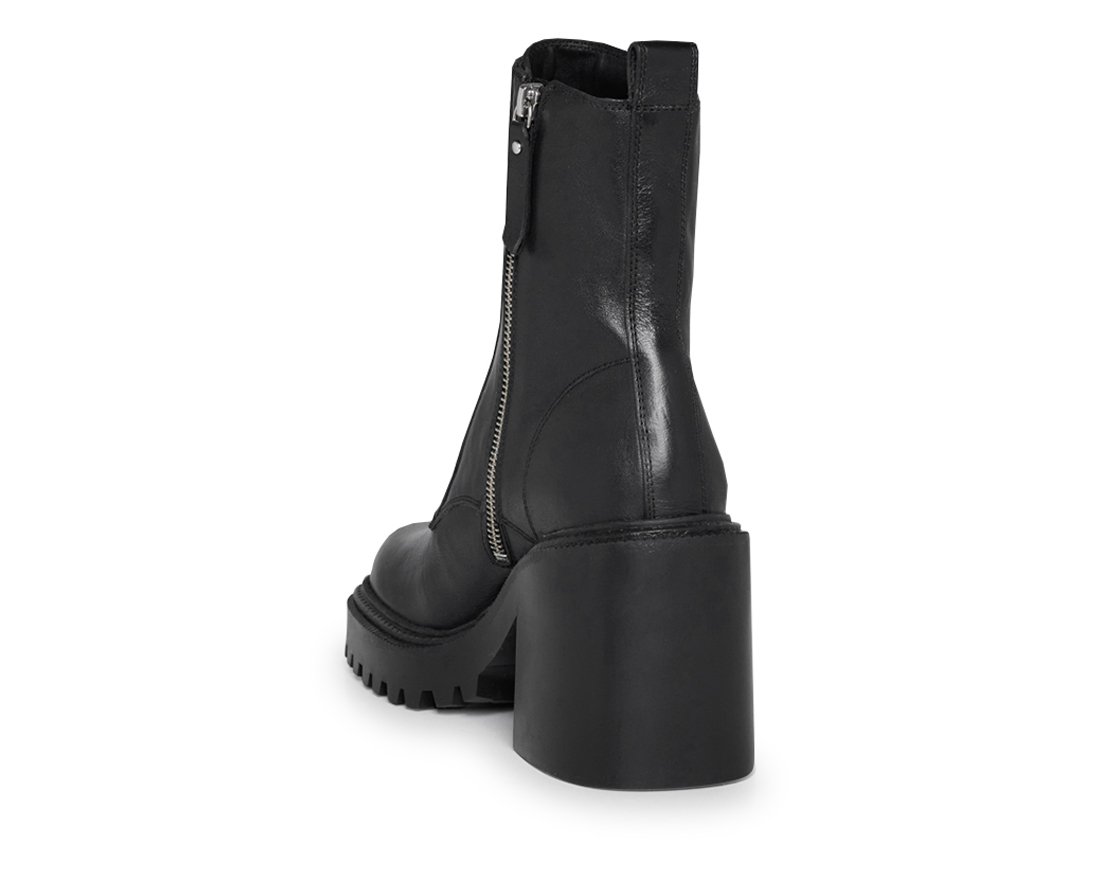 Чёрные кожаные ботильоны - Image 3 of 4
