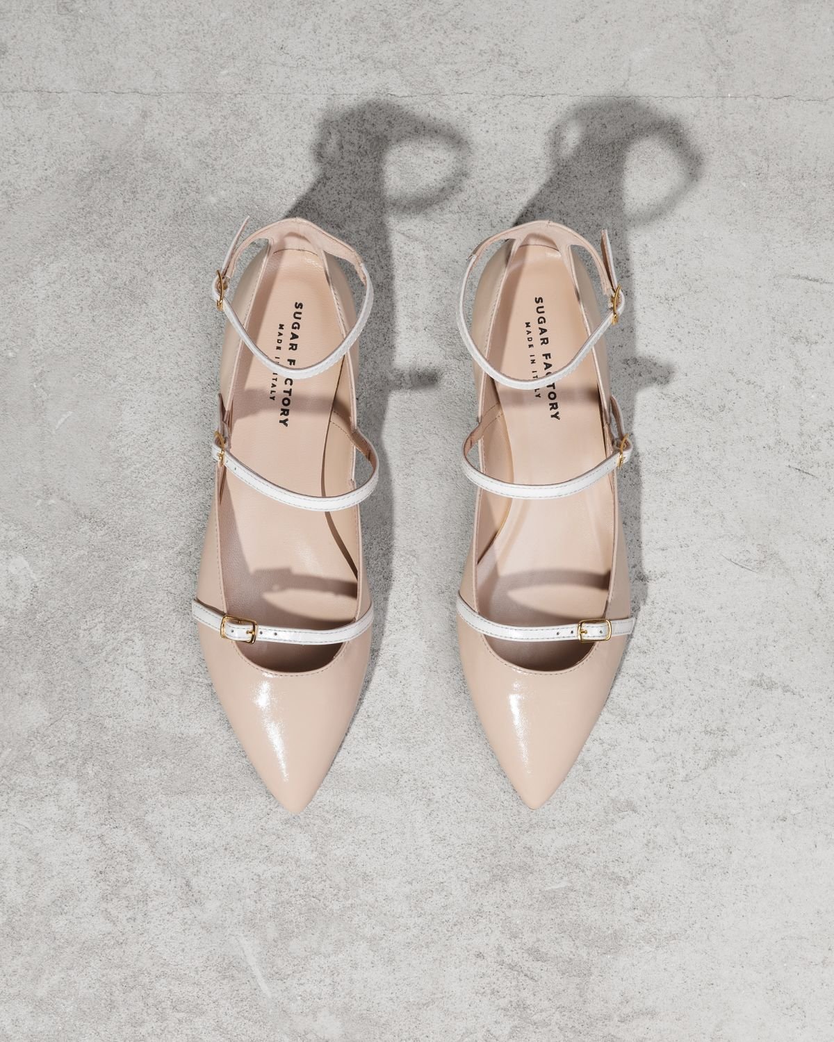 Бежевые кожаные туфли - Image 2 of 8