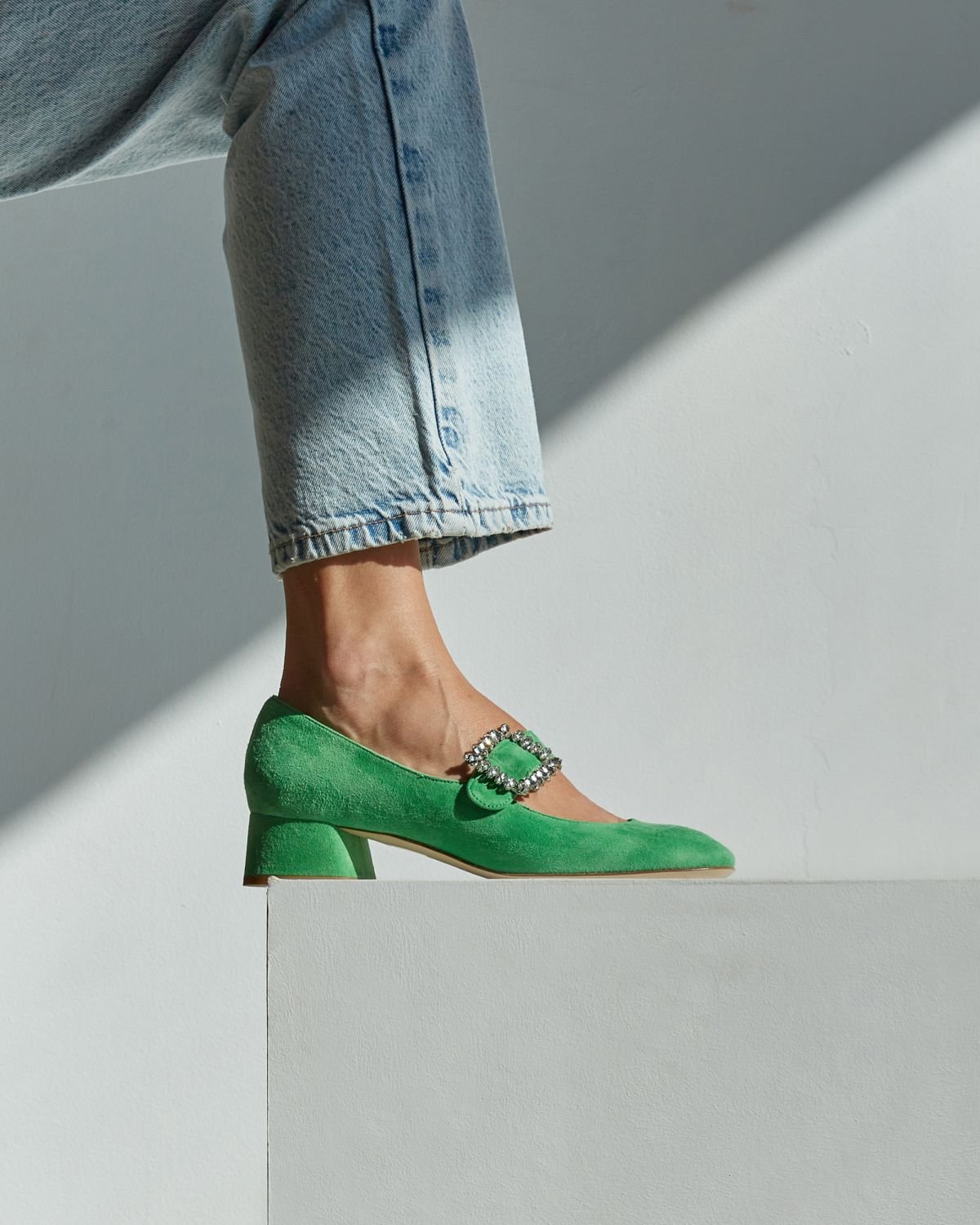 Зеленые замшевые туфли - Image 5 of 7