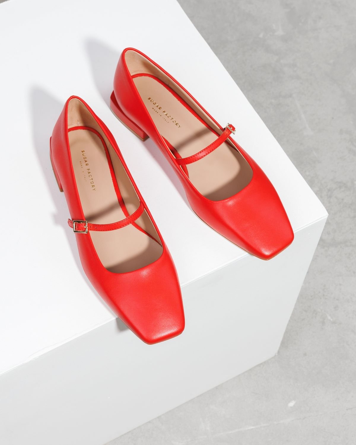 Красные кожаные туфли - Image 2 of 6