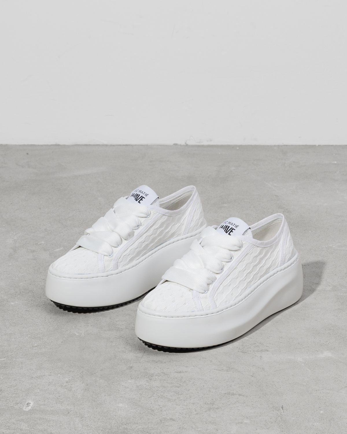 Белые текстильные кеды - Image 3 of 4