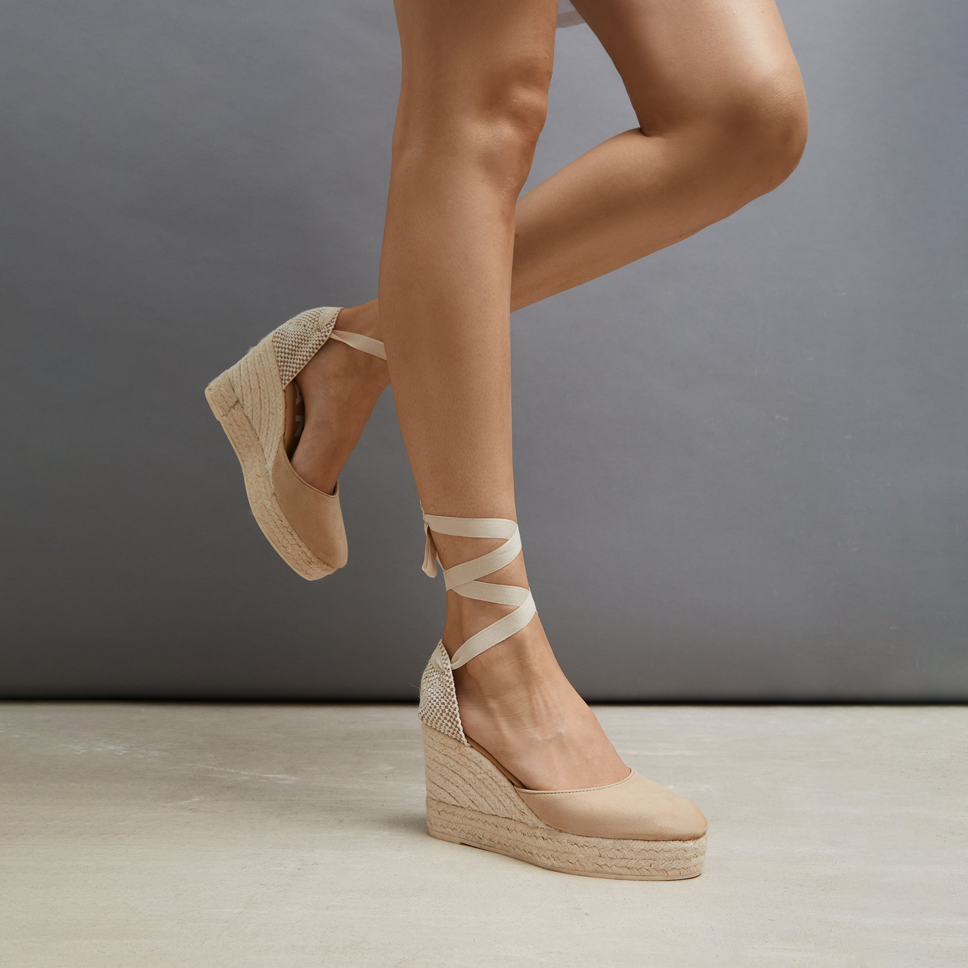 Бежевые замшевые эспадрильи - Image 5 of 5