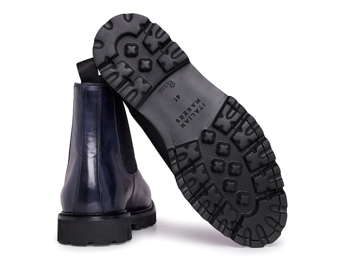 Мужские утепленные темно-синие челси - Image 4 of 4