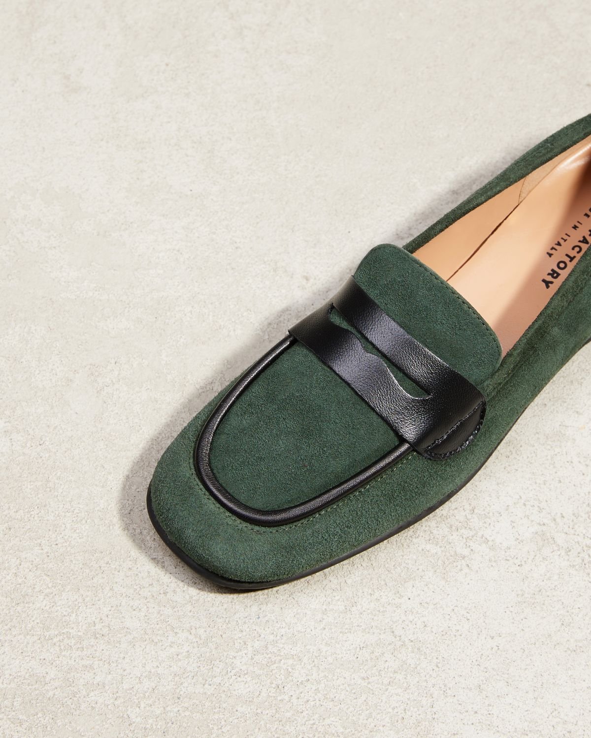 Зеленые замшевые лоферы - Image 4 of 4